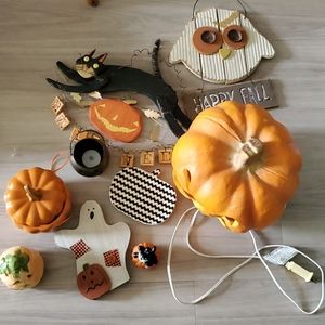 Halloween decor + book